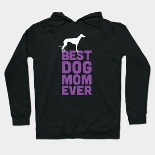 Best Greyhound / Whippet Dog Mom Ever - Purple Dog Lover Gift Hoodie